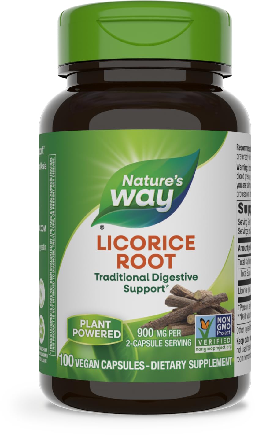 See full amazon price history chart for Natures Way Licorice Root, 450mg, 100 Veg Capsules Natures Way Licorice Root, 450mg, 100 Veg Capsules (B000633BUC) Amazon Price History, Amazon Price Tracker