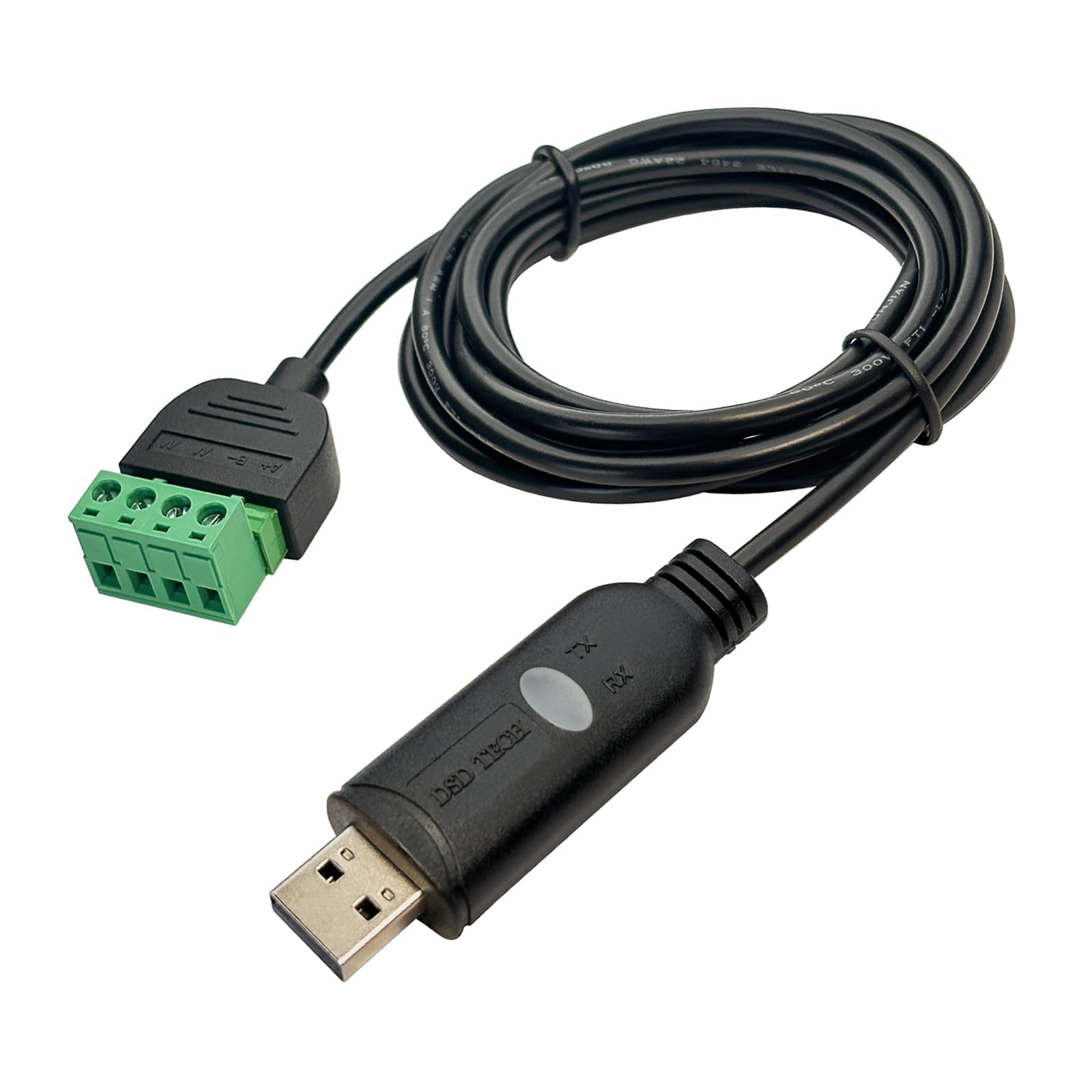 DSD TECH SH-U14 USB to RS485 Cable Built-in FTDI chip with Terminal Board 1.8M/5.9FT