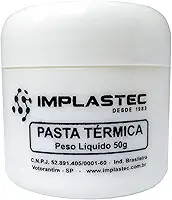'Pasta Térmica 50g, Implastec, Silicone, Branca'