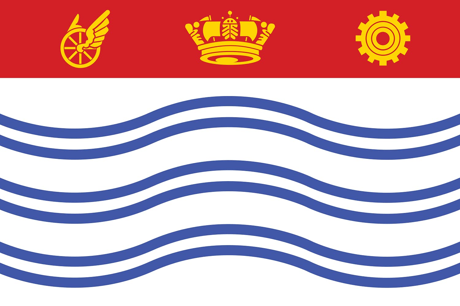 Drapeau Barrie grand format avec finitions haut de gamme