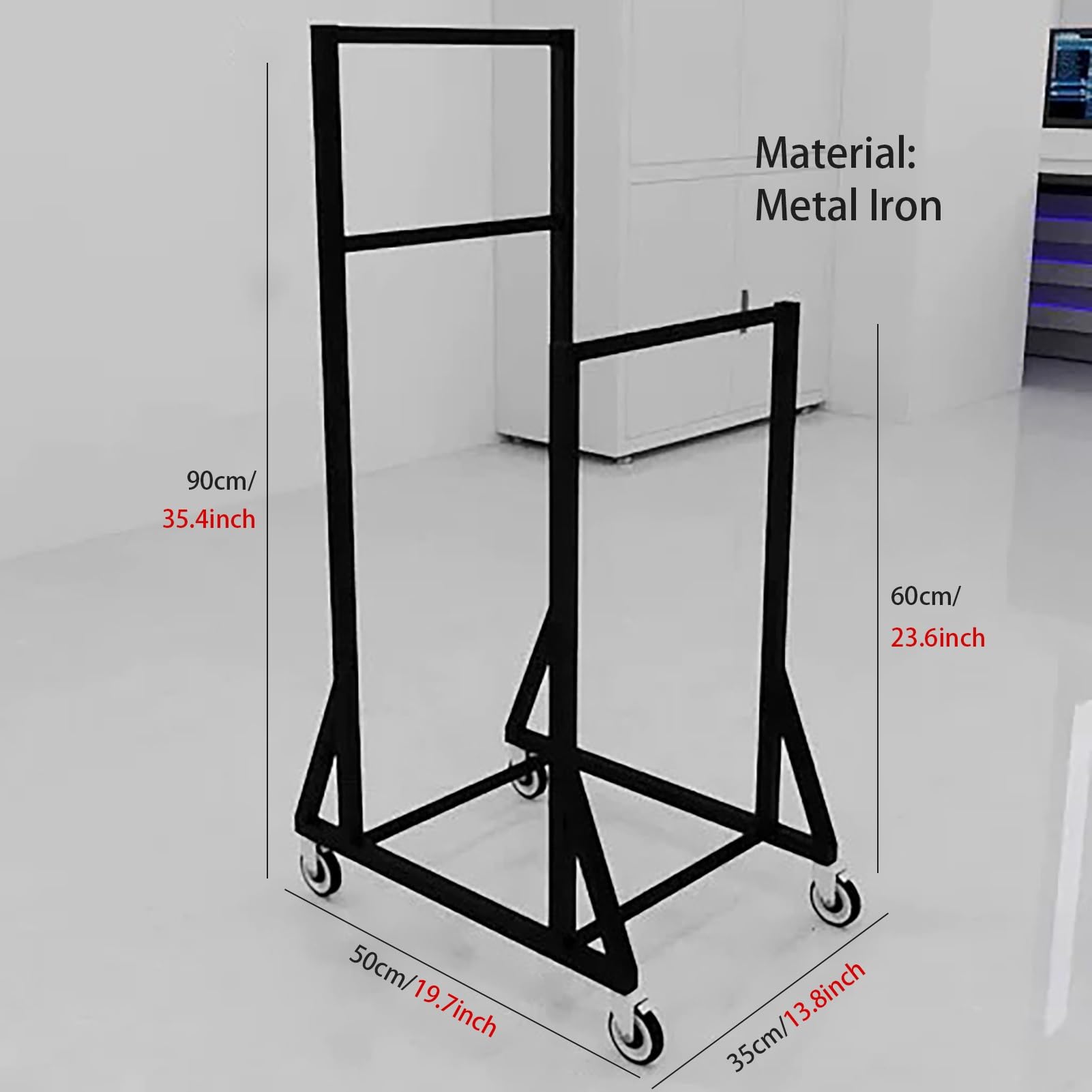 Estante organizador vertical resistente para piscina, soporte de almacenamiento para anillos de natación, soporte de almacenamiento al aire libre para piscina, playa, jardín