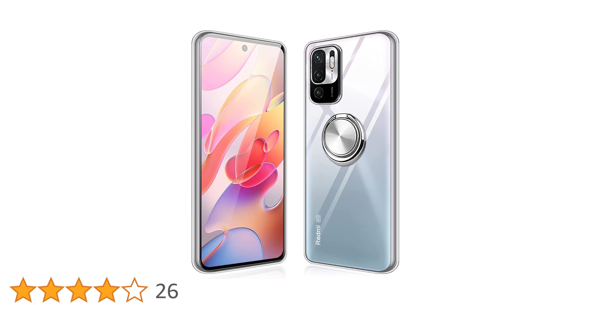 Amazon.co.jp: クリア Redmi Note 10 JE ケース リング付き