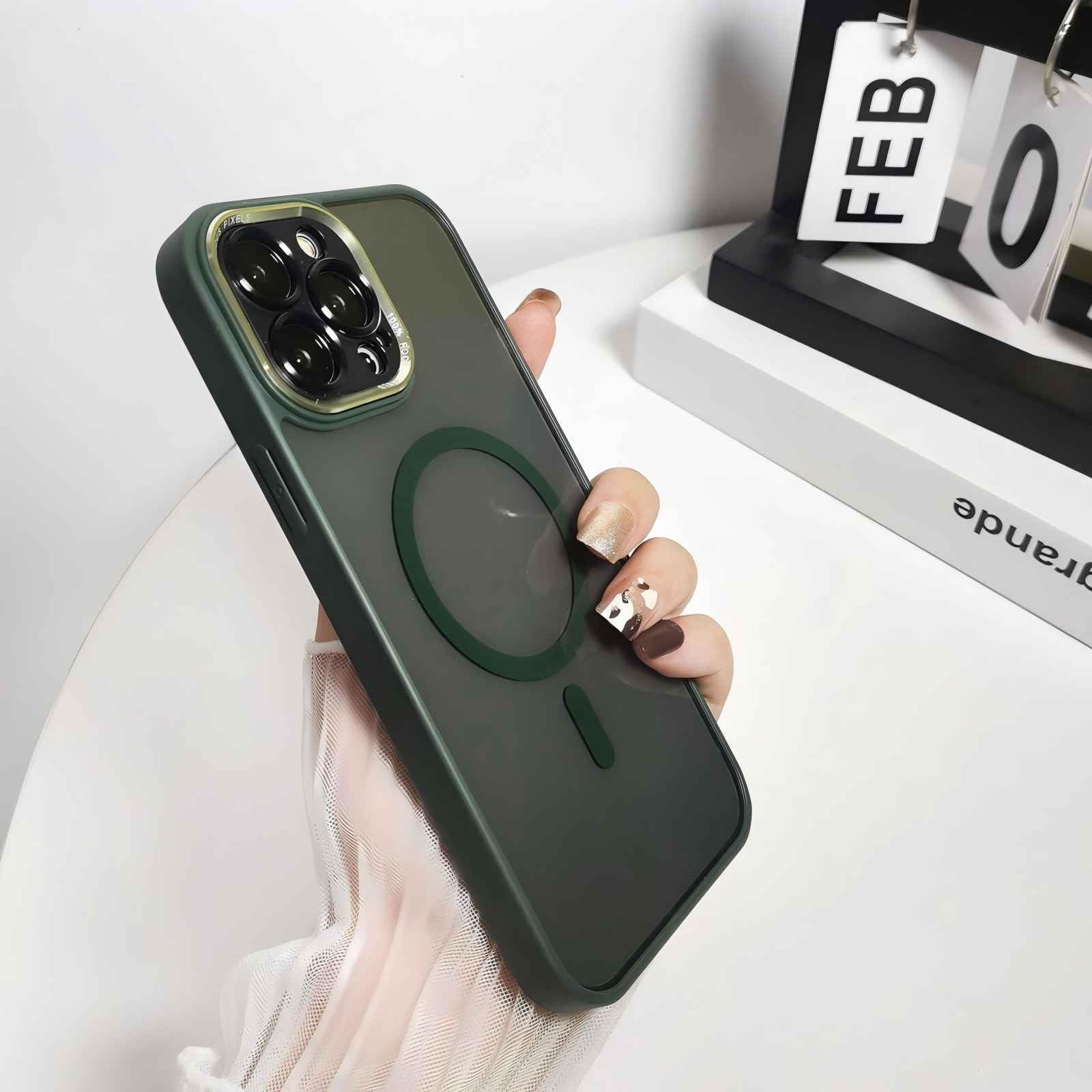 SNZ Magnetic Case for iPhone 15 Mobile Phone Case Compatible with MagSafe - Image 3
