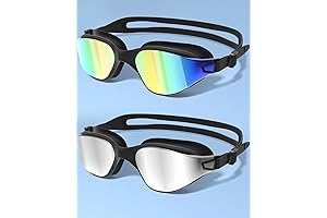 Professional Swimming Goggles 2 Pack for Men and Women
