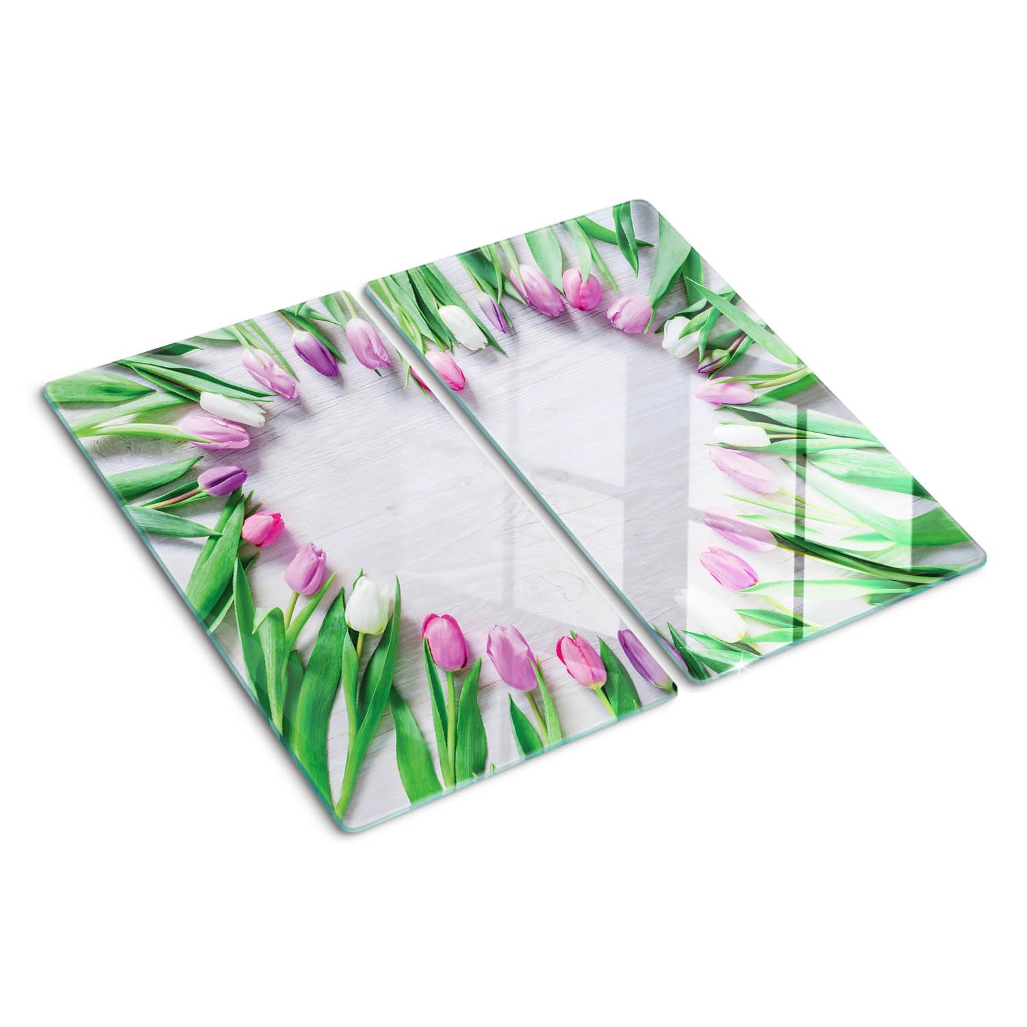 Planche en verre trempé 2x30x52 cm moderne décorative pour cuisine