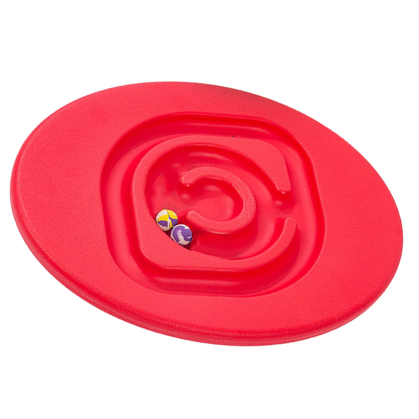 Picysa Kid Rocking Snail Balance Board for Kids, Creative Snail Design to Enhance and Coordination for Indoor Outdoor Play, Plastic, 1 Unit (Red)