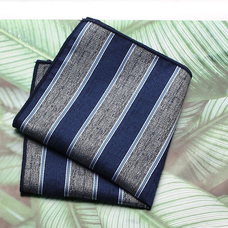 Men's Suit Accessory Small Square Handkerchief Polyester Suit Pocket Square Business Handkerchief