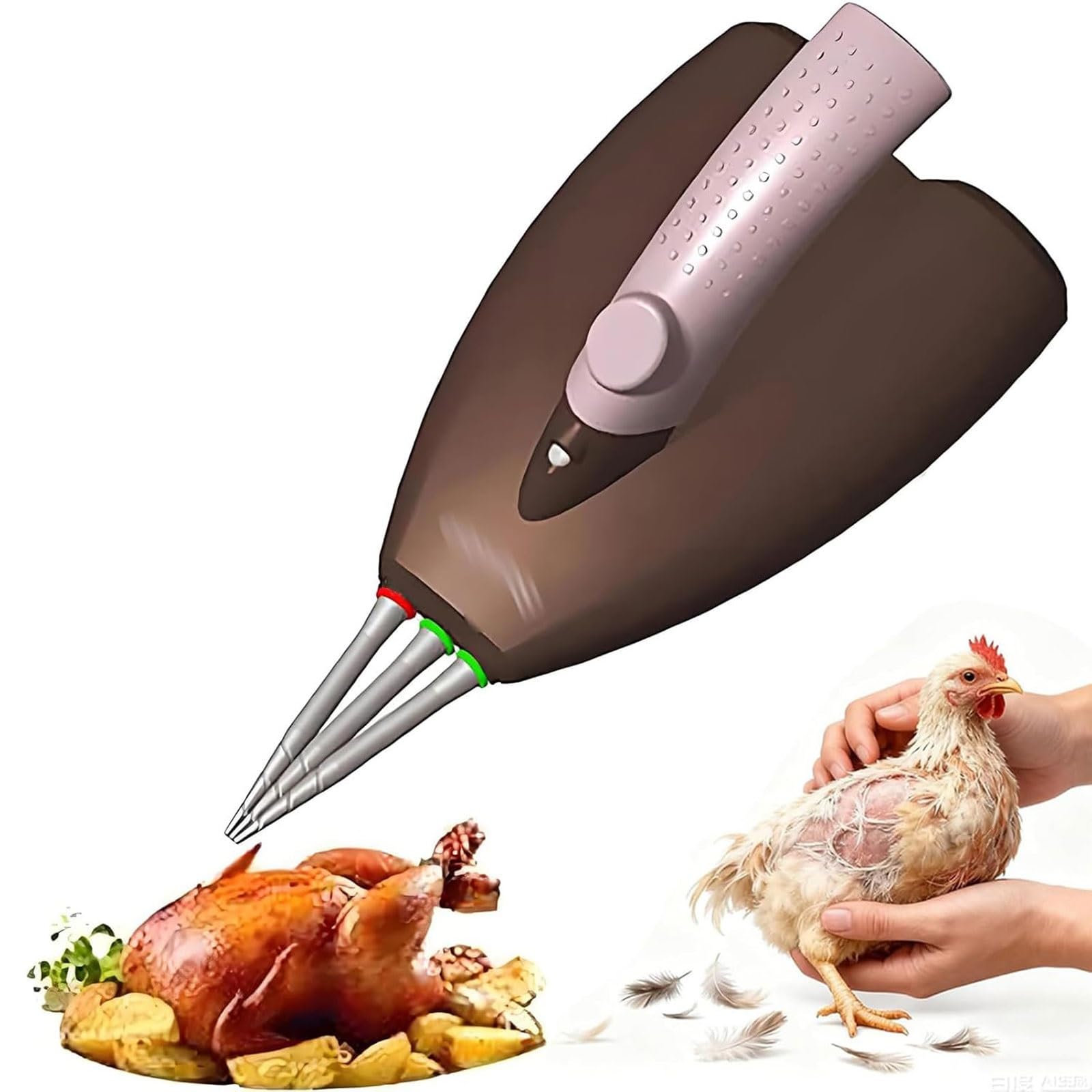 Extracteur de plumes de volaille portable en acier inoxydable durable 304