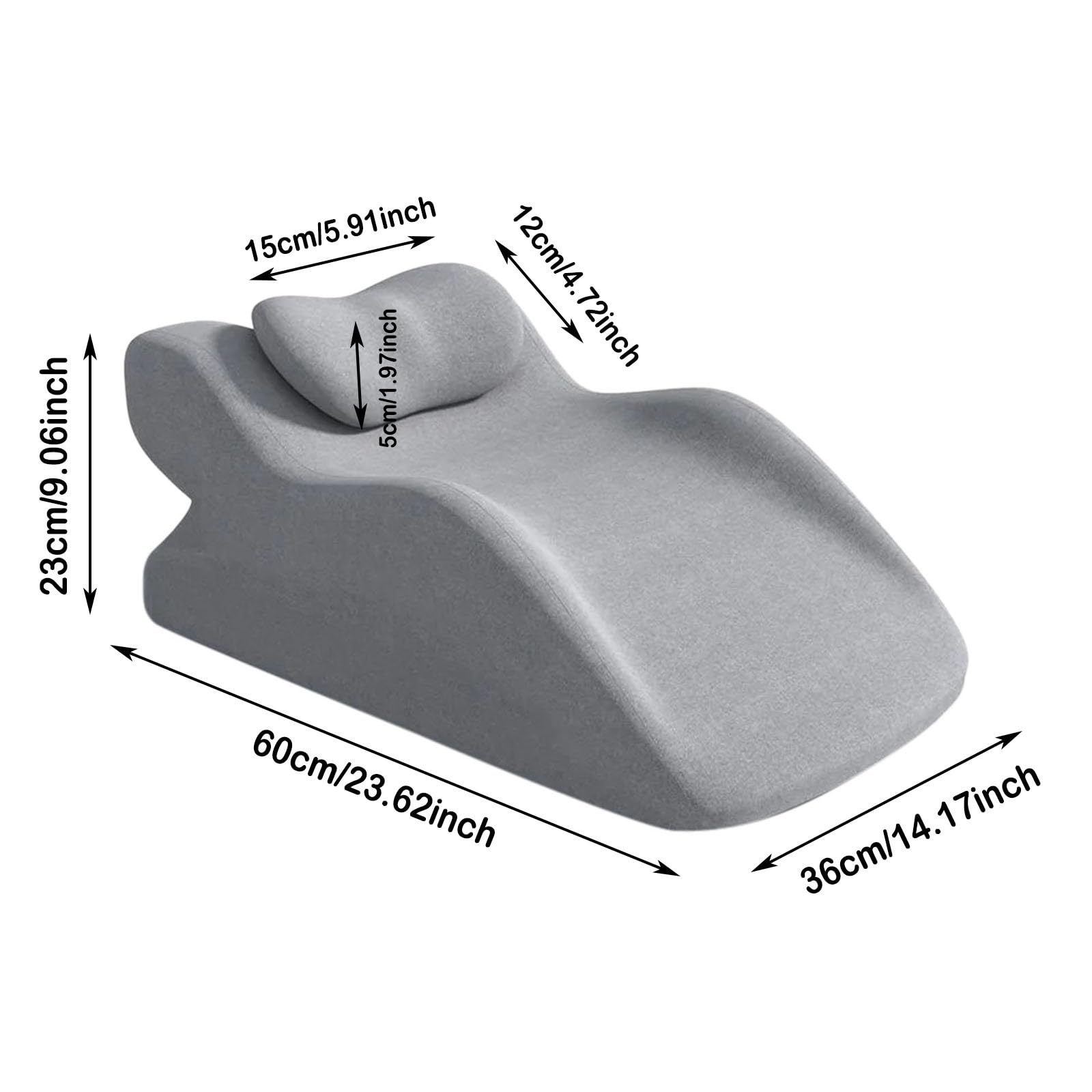 Coussin sexuel pour couples - Coussin triangulaire doux - Avec fonction de soutien - En mousse à mémoire de forme - Coussin lombaire ergonomique support postural pour la colonne vertébrale - Position