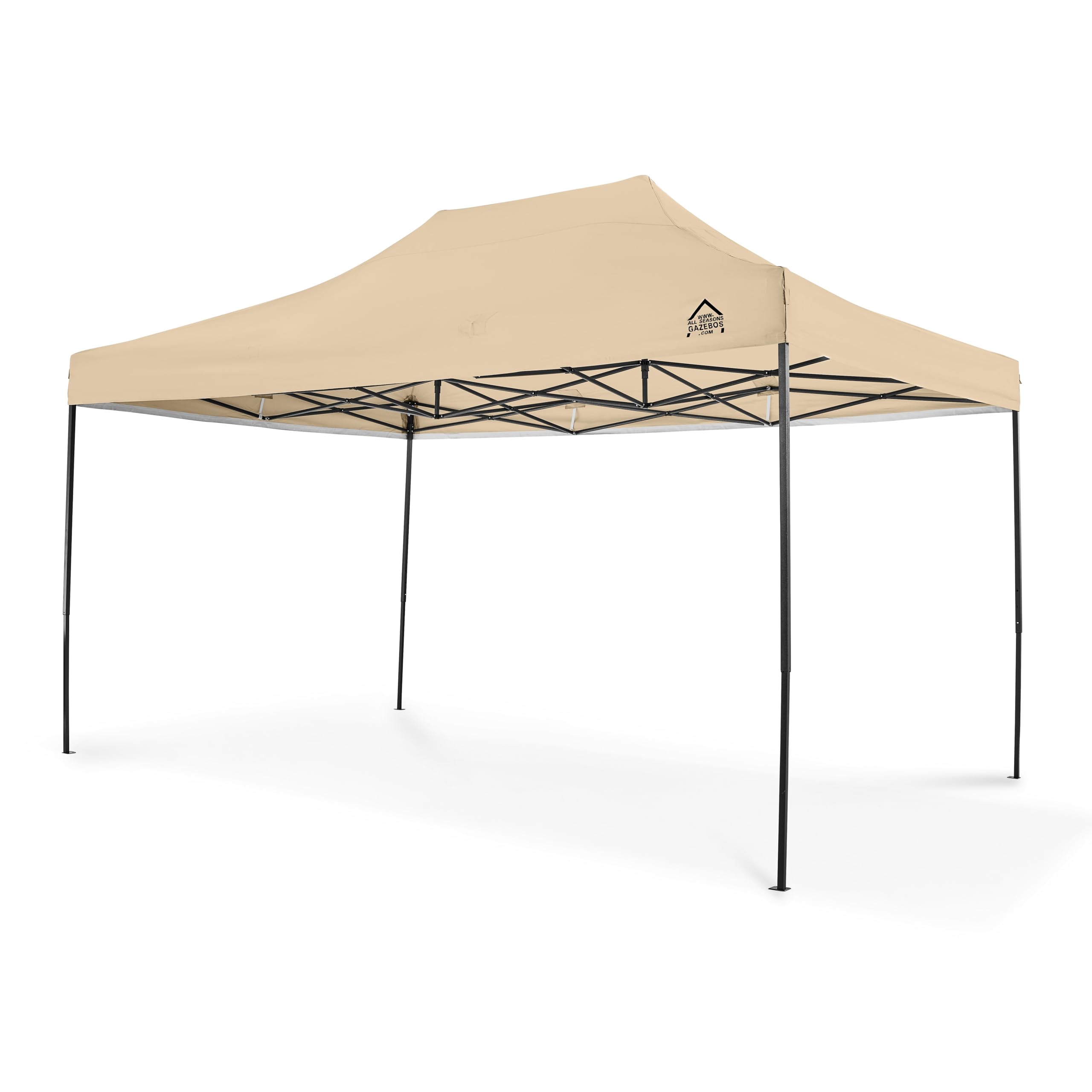 All Seasons Gazebos 3x4.5m vollständig wasserdichtes Faltpavillon - Beige