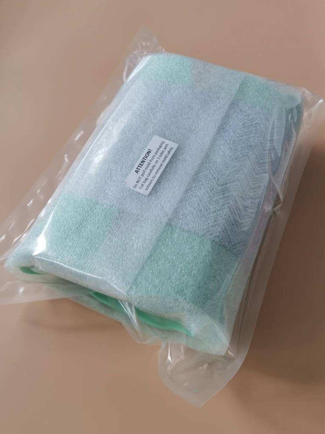 Rechteckiges Tablett Silikonform Maße: 45,5 x 24 x 0,6cm Unregelmäßige Muster Gießen Formen - Epoxy Form