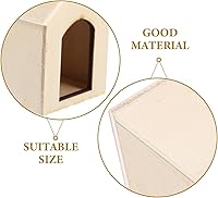 Vista 6 de EXCEART Casa de muñecas para perros 1/12, casa de muñecas para perros, casa de muñecas en miniatura, accesorios de decoración de jardín