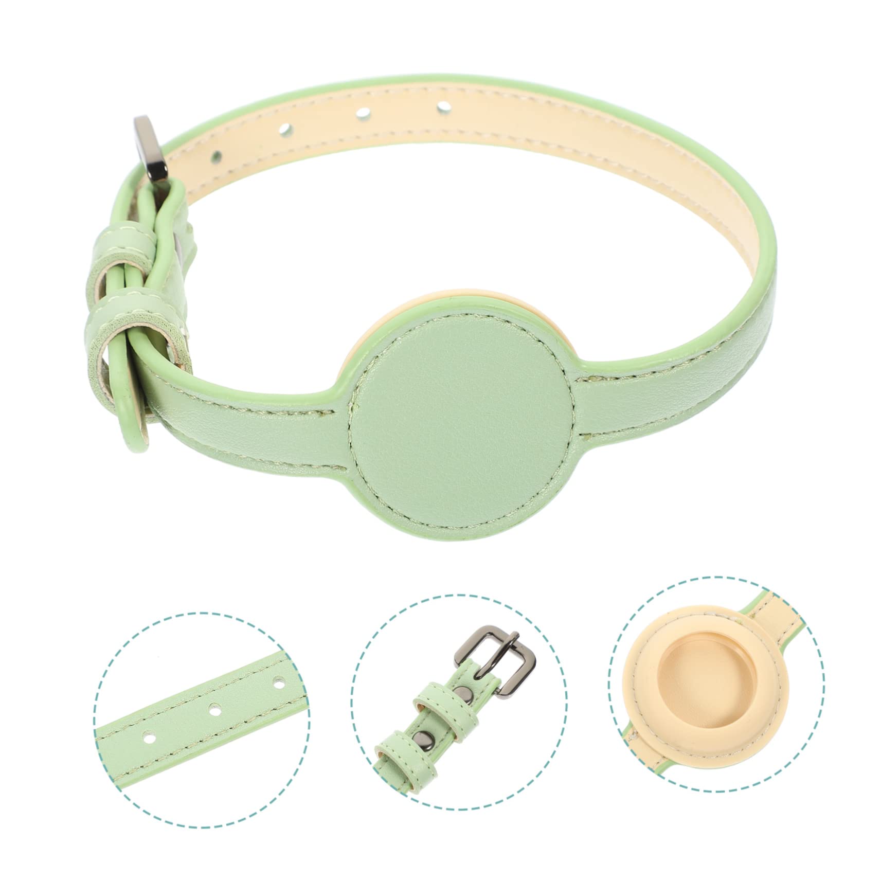 ABOOFAN 5st Pet-pu-Kragen Welpenhalsband Welpenhalsbänder Für Kleine Welpen Zubehör Für Katzenhalsbänder Für Neugeborene Welpen Sicherheitshalsband Für Katzen Haustier Tracker
