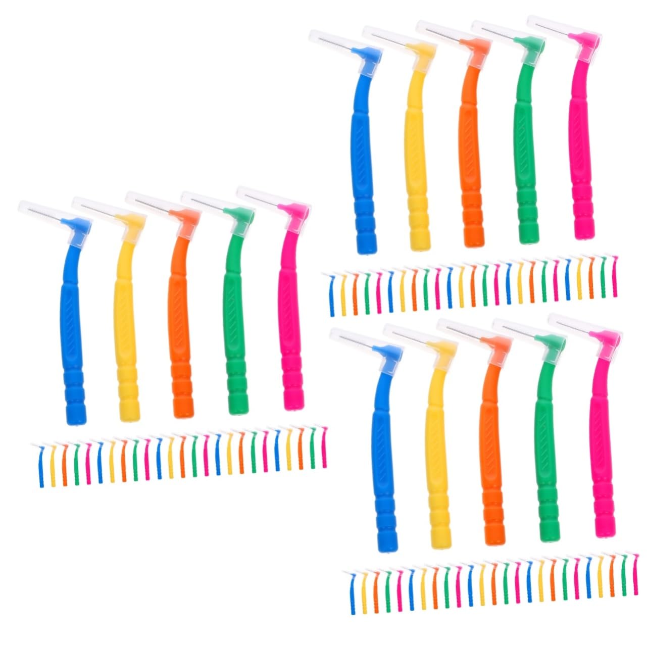 FOMIYES 3 Set Spazzolino Da Denti Per Apparecchi Ortodontici Spazzola Per La Pulizia Spazzola Per Denti Sani 30 Pezzi * 3