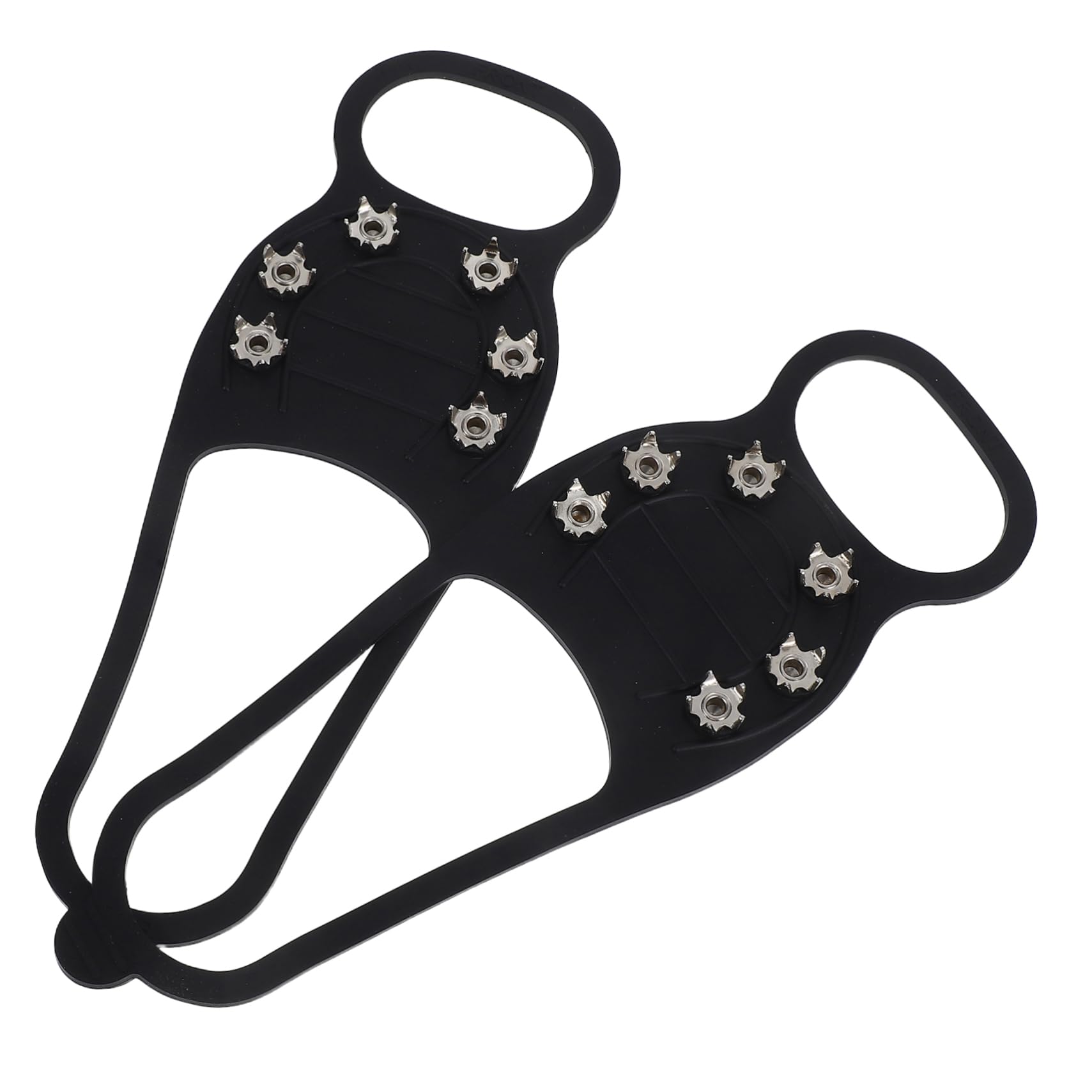 KICHOUSE 1 Pair Anti-Skating Claw Shoe Covers for Ice Boot Spikes for Snow Ice Walking Hiking Climbing Winter Fishing