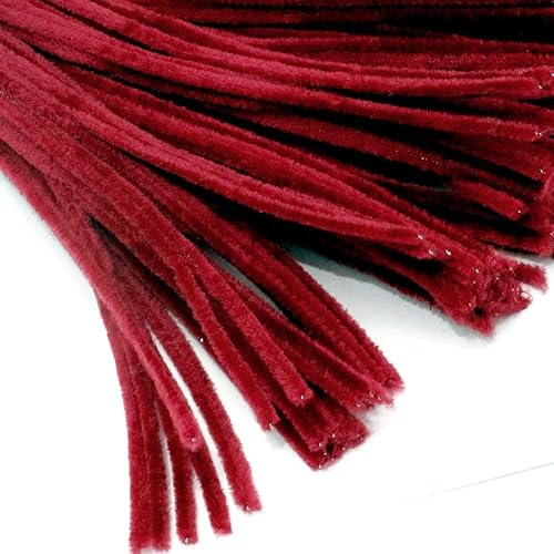 Miniatura 12 de The Crafts Outlet Tallos de chenilla, limpiador de tuberías, 20 pulgadas (19.7 in), 100 unidades, gris