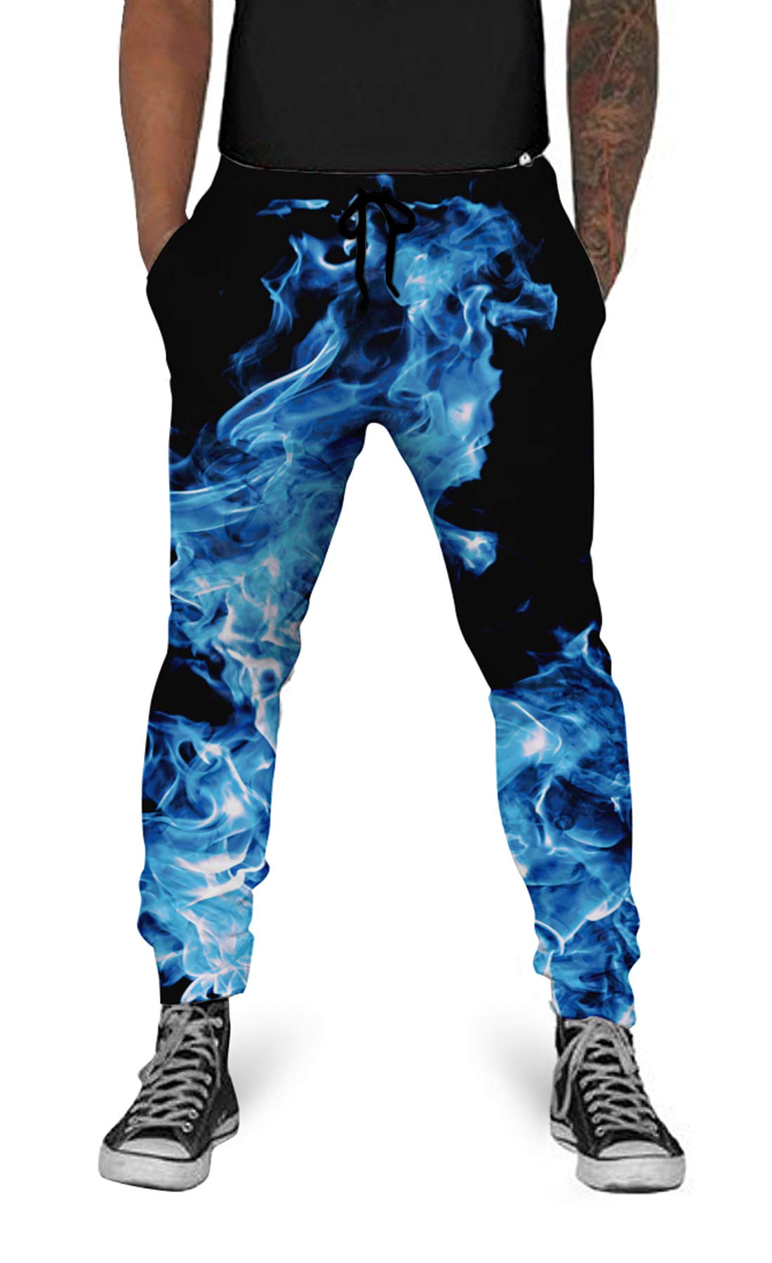 Unisex 3D Digital Print Sports Jogger Pants Casual Graphic Trousers Sweatpants with Drawstring