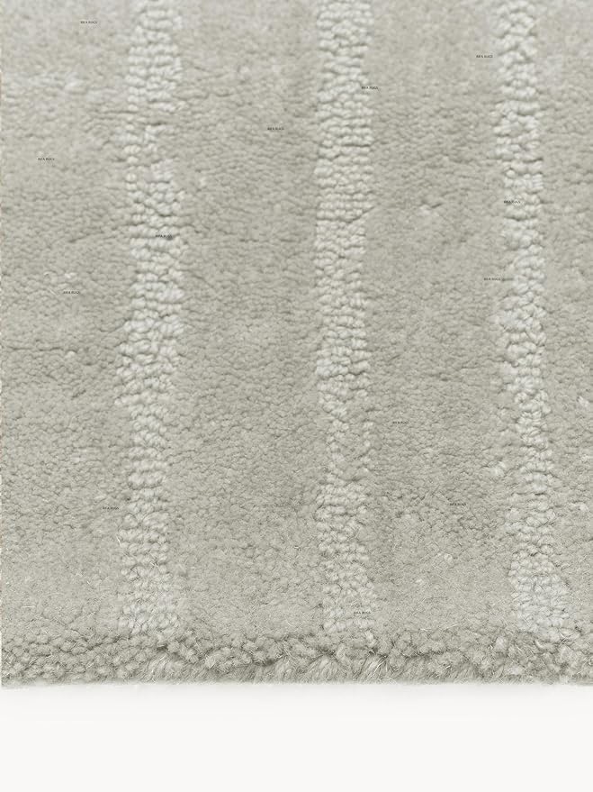 Image of Hand Tufted Carpet Nz Wool with Silk Abstract Design Non Slip Luxury Exclusive Rectangular Carpet for Living Room Bedroom (Size : 5x8 Ft, 152x244 CM), Multicolor
