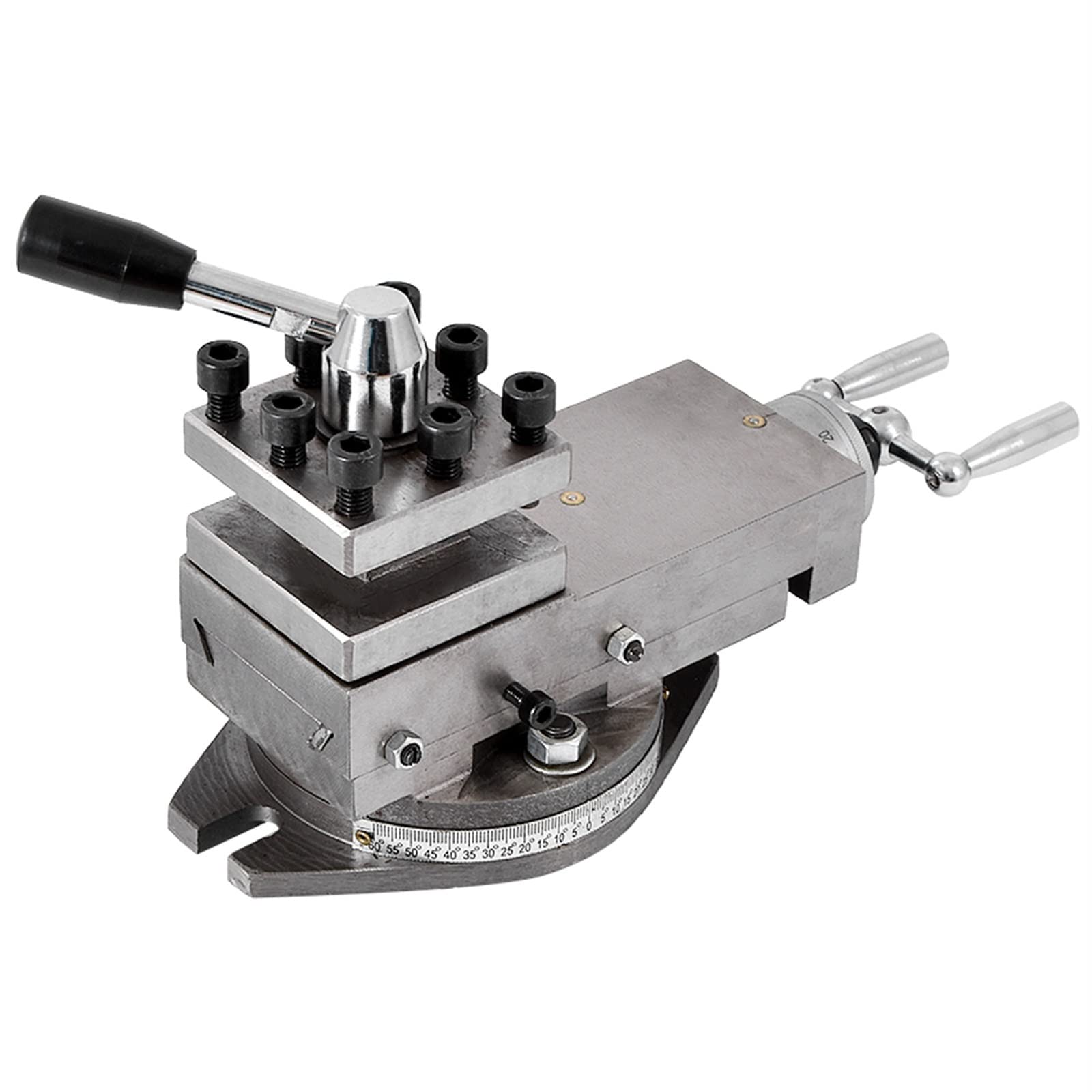 Torno, Portaherramientas AT300, Mini Accesorios De Torno, Montaje Metal, Cambio Rápido 80mm Para Principiantes,para bricolaje CNC
