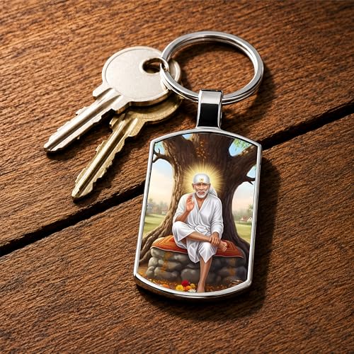 Image of Premium Printed Metal Keychain for Men & Women | High-Definition Artwork Print | Durable Key Ring for Car, Bike, Home & Office Keys | Stylish Decorative Key Holder Gift