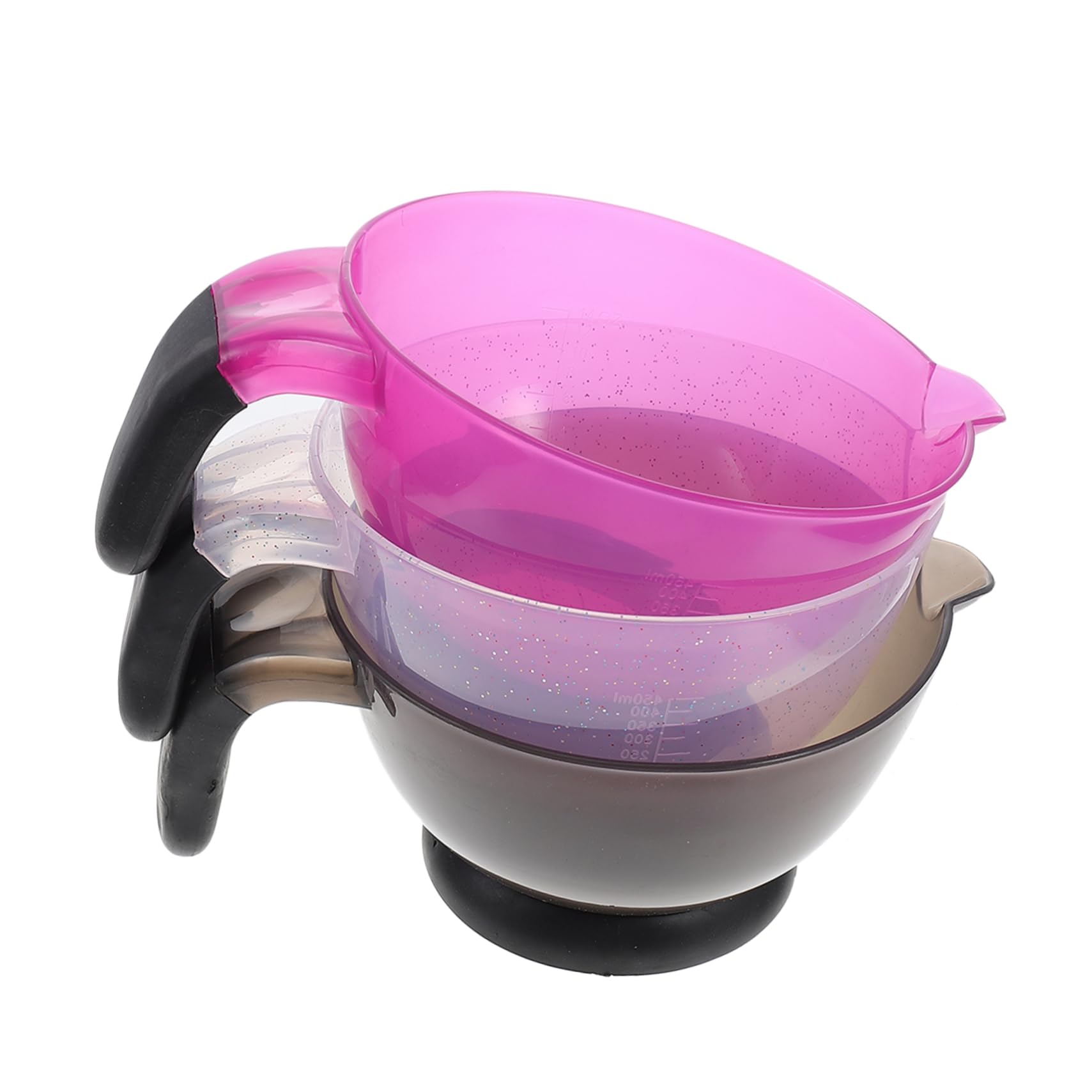 Didiseaon Thickened Hair Mixing Bowl Set Hair Dye Bowl for Salon Reusable and Washable