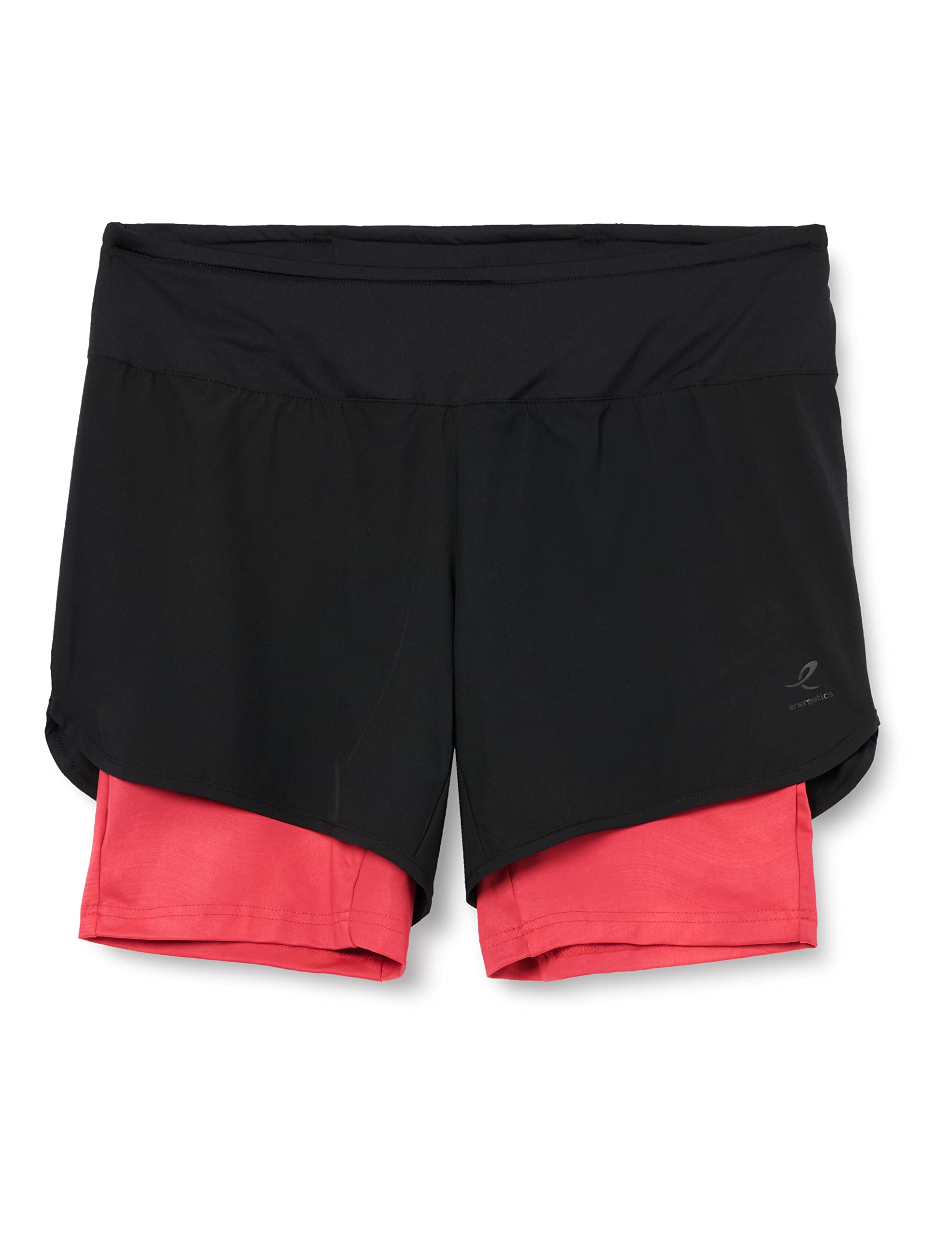 Energetics Women's Rufina Shorts, Black/red, L