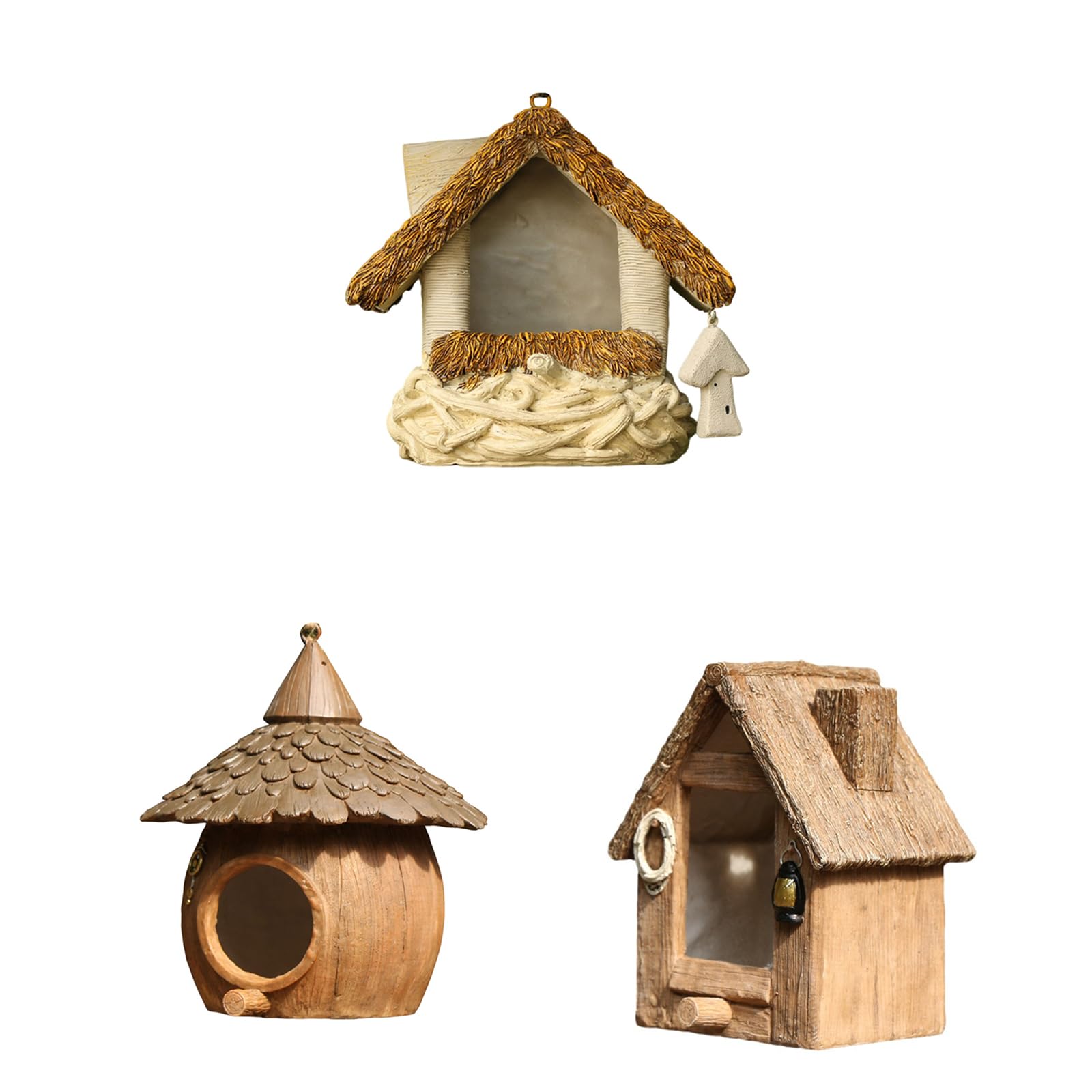 Nidos de pájaros, casa Nido Colgante, Jaula para pájaros, Cama Colgante, jaulas pequeñas para pájaros, Juguete, Nido Aire Libre para hábitat de Vida Silvestre