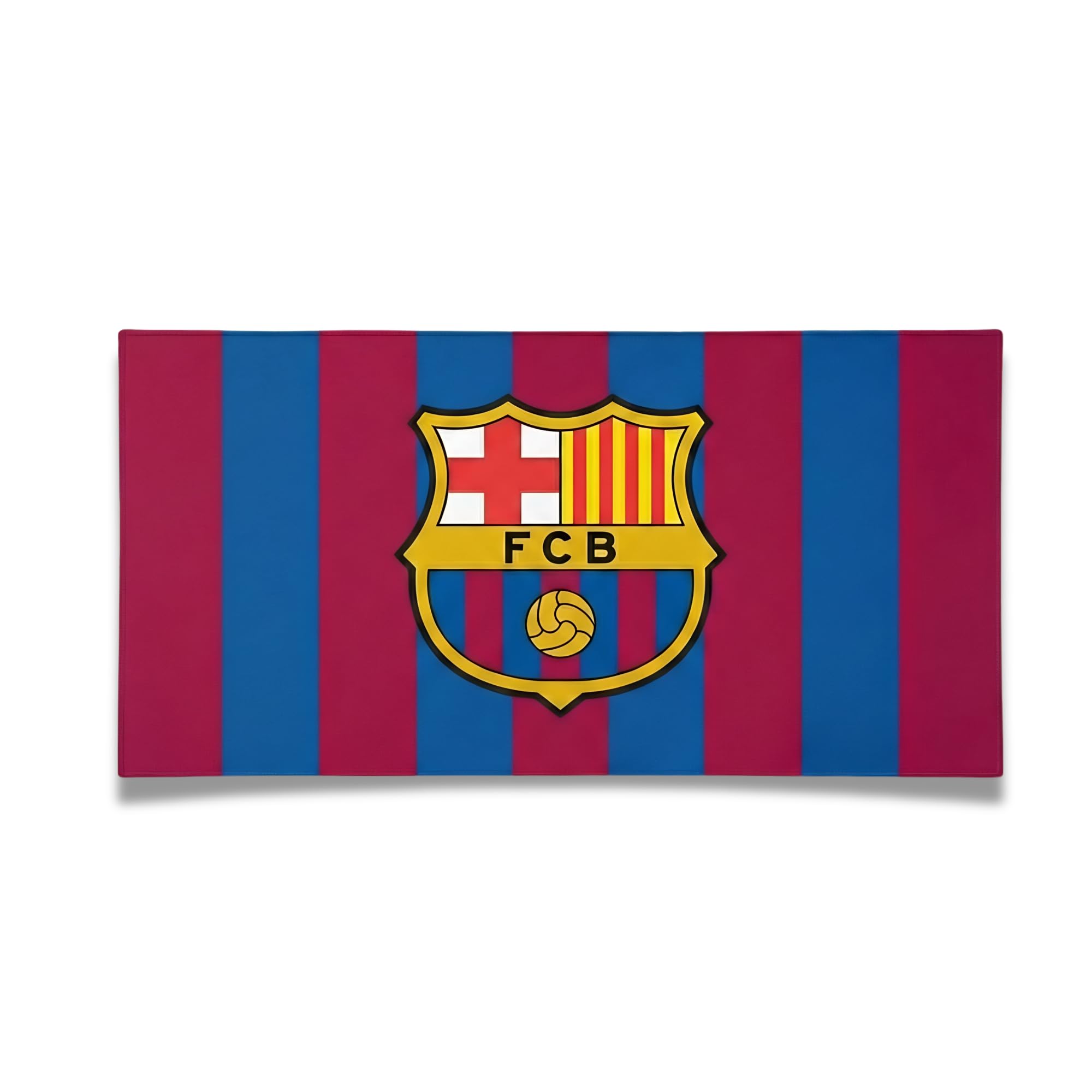 Fan Decor FC Barcelona Large Desk Mat 43x90cm - Desk Protector Mat Non Slip, Durable, Easy Clean Desk Pad - Mousemat for Desktop, Gaming, Office Accessories, Mousepad - Barcelona Football Gifts