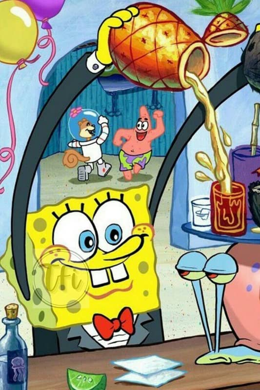 Posters Of SpongeBob SquarePants, With Double Sided Tape, Unframed, HD ...