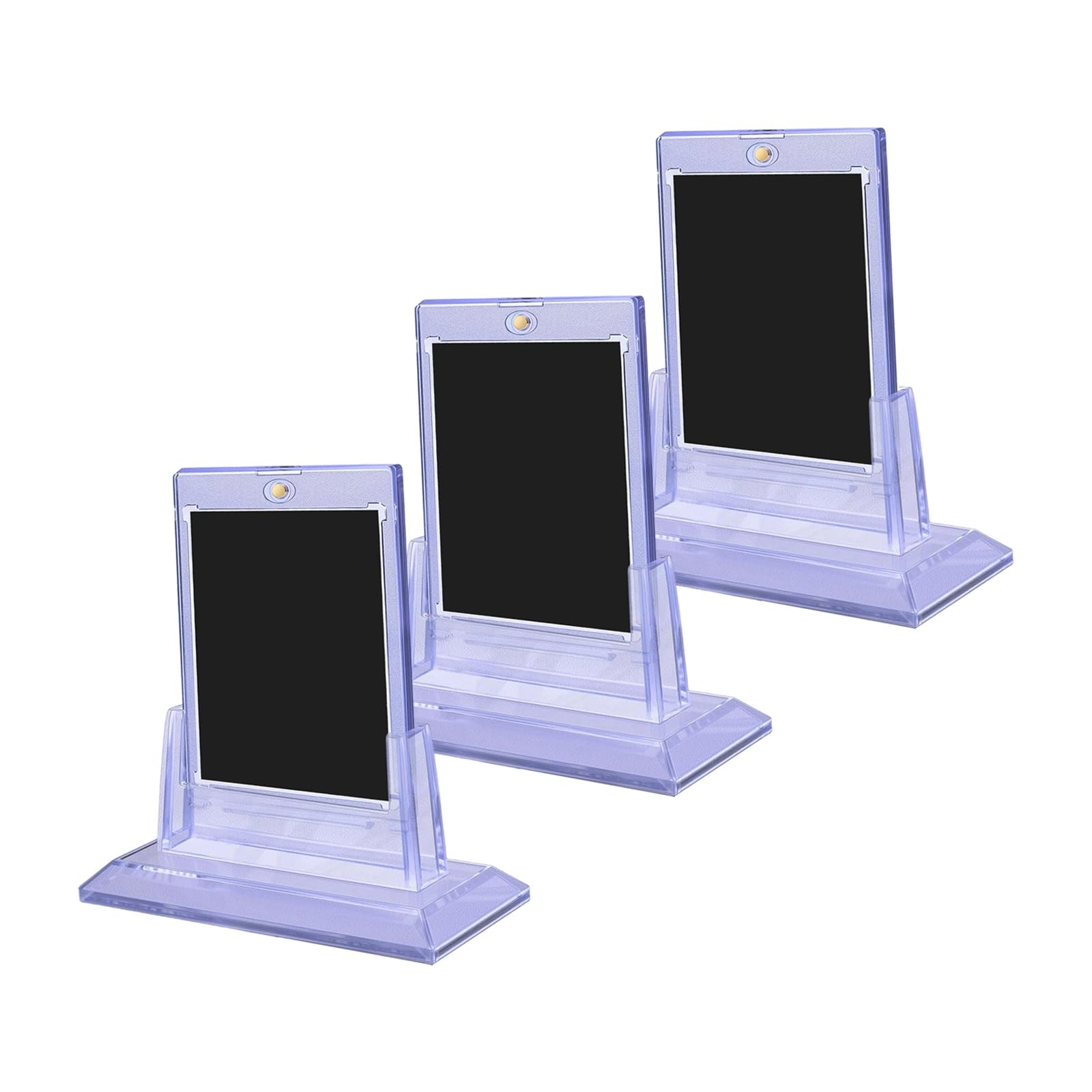 Hrtyvhin B Sturdy Card Holders With Ase Perfect For Sports And Trading Card Storage Thick Protectors With Stable Stand To Valuable Collectible Cards