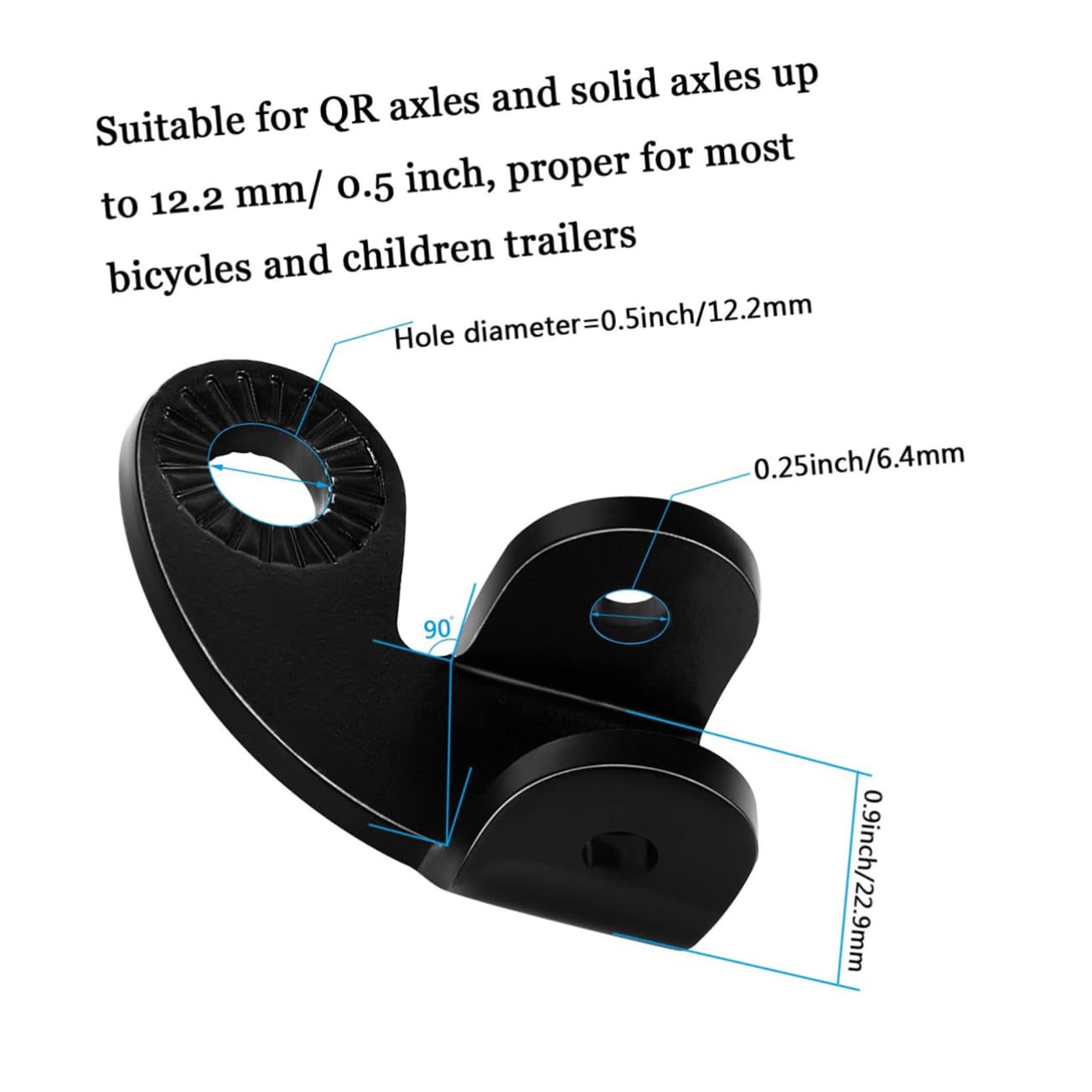 USWWAGOODS TM Replacement for/Fits Bike Cargo/Luggage Trailer w/Folding Frame&Quick Release Wheels Red&Black Size : 53.5