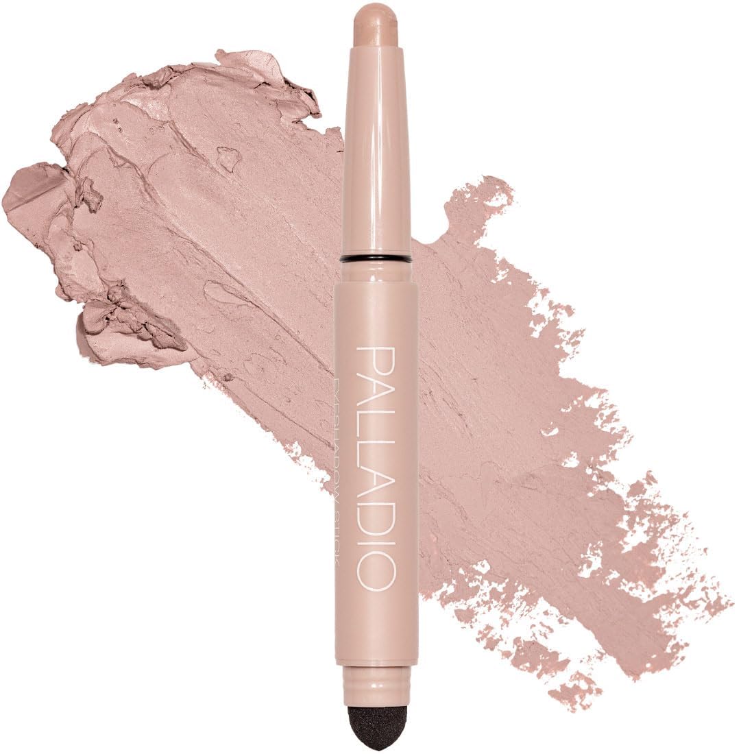 Palladio Waterproof Eyeshadow Stick with Blending Sponge, Long Lasting & Effortless Application, Smudge Free & Crease Proof Formula, Matte & Shimmer