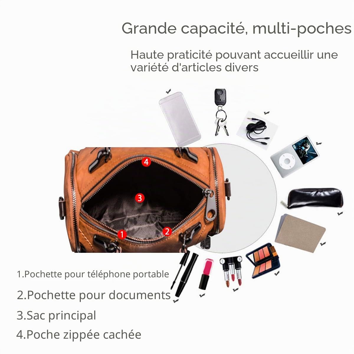 NICOLE & DORIS Femme Sac à main Sac à Bandoulière Sac D'épaule floral sac à main de la Mode