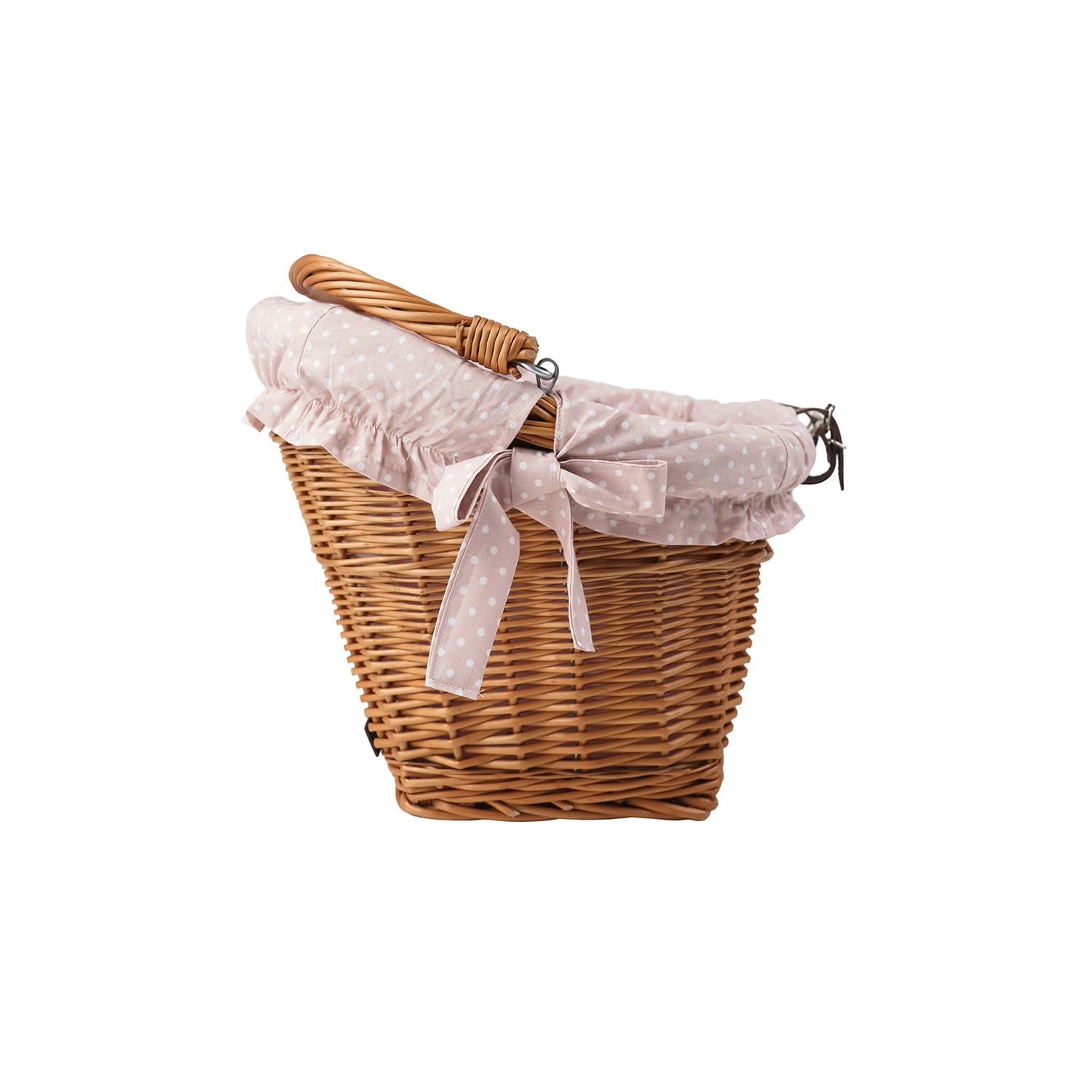 Panier de Bicyclette, vélo rétro en Osier avec poignée de Transport, Panier des Courses, Panier vélo