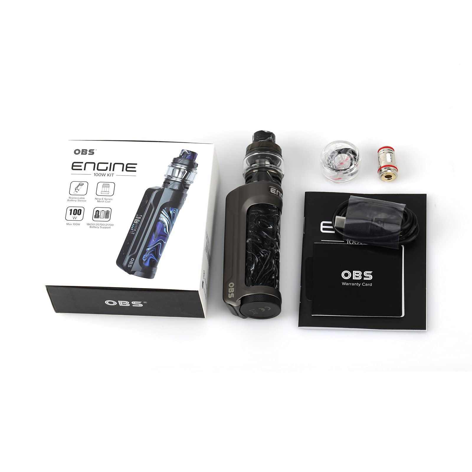 obs engine 100w box mod 100% AUTHENTIC OBS Engine 100W Full Vape Mod kit Fastest Dispatch UK VAPE  PEN main image 1