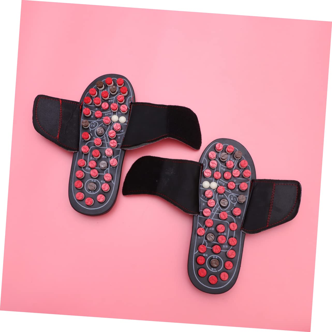 Roten Massagepantoffeln 40-41 aus Eva für Fußmassage