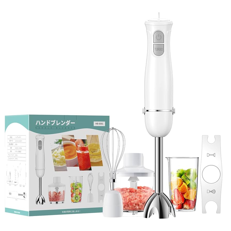 ハンドブレンダー 離乳食 電動 ハンドミキサー 800Wブレンダー Amazon | Turelar ハンドブレンダー 離乳食 電動 ハンドミキサー
