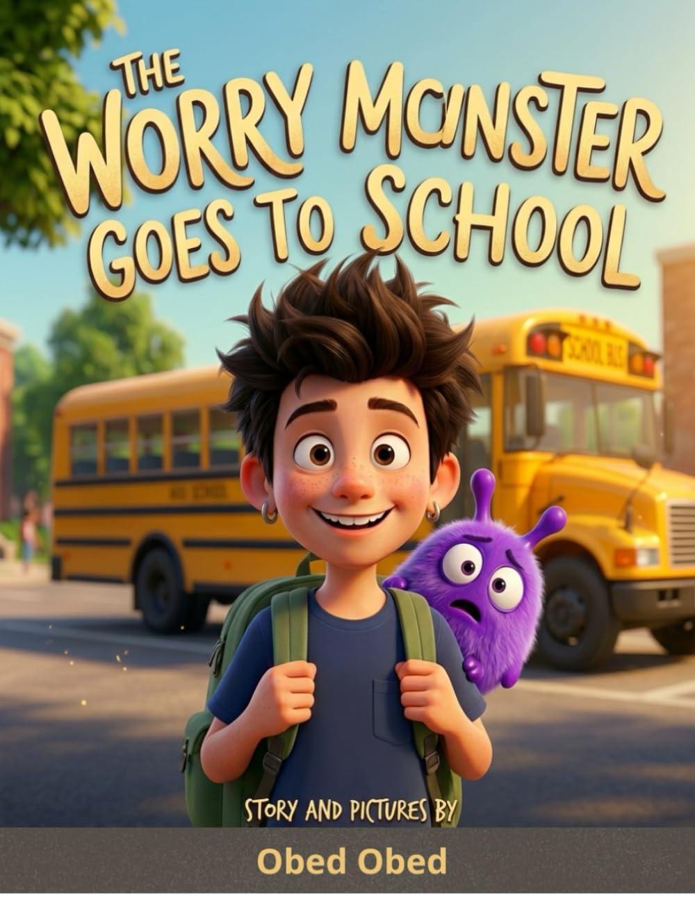 The Worry Monster Goes to School: A Calming Story to Help Kids Beat First Day of School Fear (Milo and Friends)