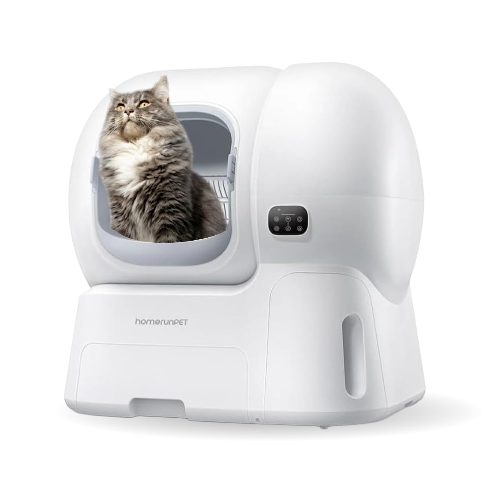 Amazon | homerunPET 猫 トイレ 自動トイレ 大容量 スマート機能搭載