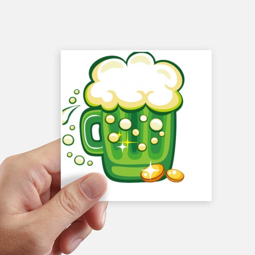 Sticker trèfle à quatre feuilles de bière, cadeau idéal Saint-Patrick