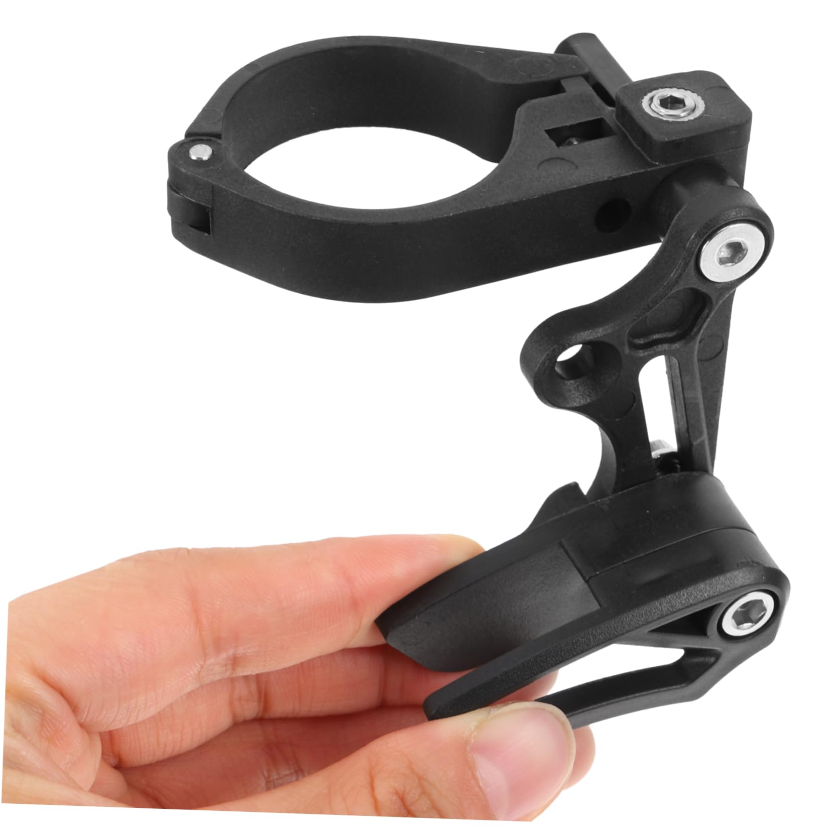 Abaodam 3 Pezzi Stabilizzatore di Catena Protettore Sporco Chiave Copertina Protezione Catena di Bici Attrezzo Guardia Guida Protezioni Catena Bici Attrezzi da Bici Nero Lega di Alluminio