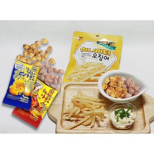 Miniatura 5 de K-Herb Bocadillos coreanos - Bocadillos gourmet de almendras con mantequilla de miel y almendras coreanas Dalgona para adultos y niños - Almendras