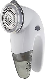 Woolite Afeitadora portátil de Tela Triple, Protector de Hoja para protección de tu Ropa, Elimina rápida y eficazmente la Pelusa y la Pelusa, Protector de suéter, Color Blanco