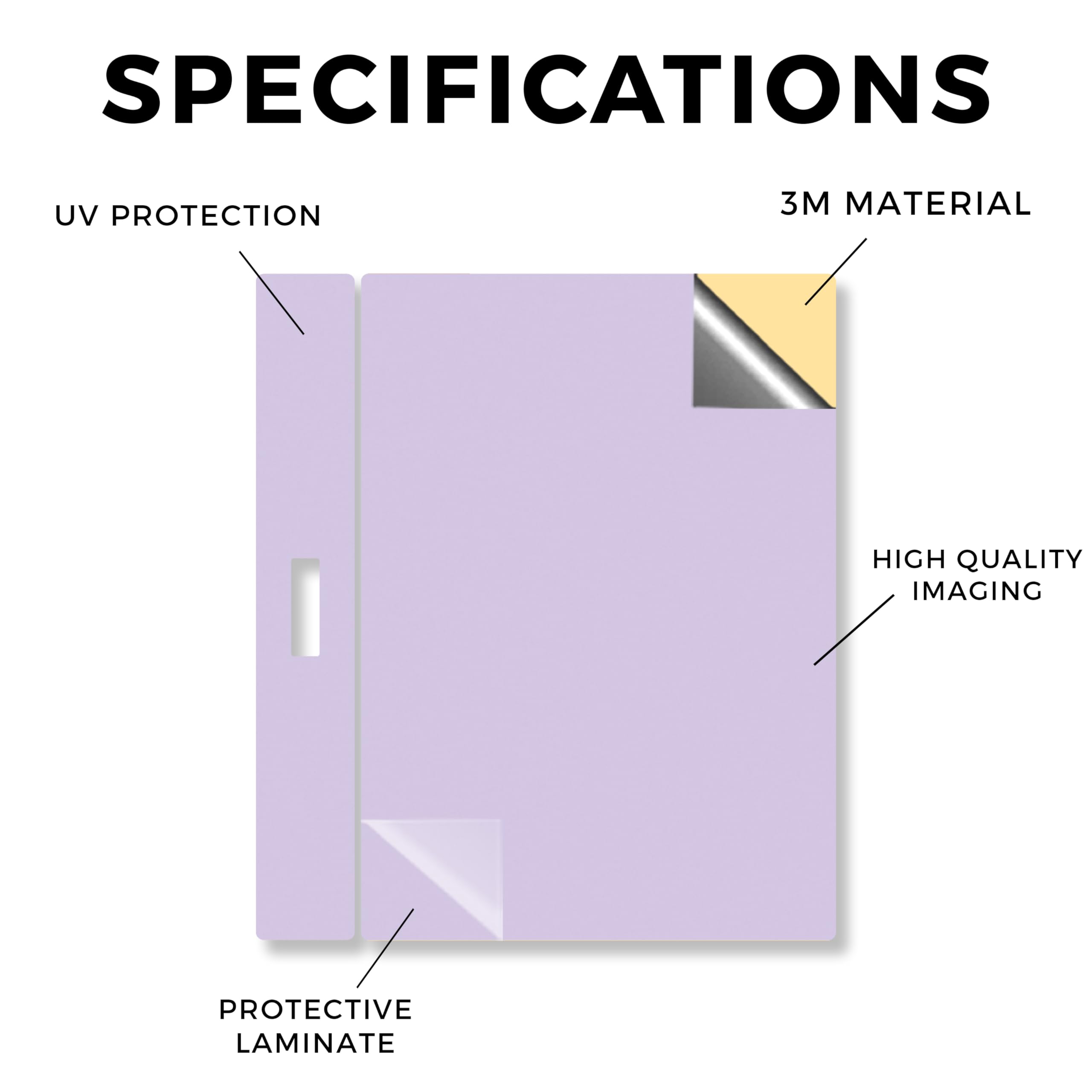 MightySkins - Pellicola protettiva per tablet compatibile con BOOX Go Color 7 (2024), in vinile, 3M, facile da applicare, realizzata negli Stati Uniti