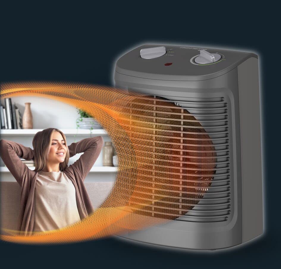 Rowenta Instant Comfort Compact SO2320 kachel zorgt voor een snelle verwarming,Grijs - Afbeelding 6