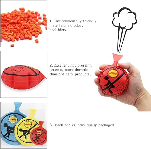 Miniatura 2 de Whoopie - Cojines Whoopee para niños de 4 x 7 x 8 pulgadas, juguete de cojín Whooppe para niños, niñas y adultos, kit de bromas para adultos, bromas
