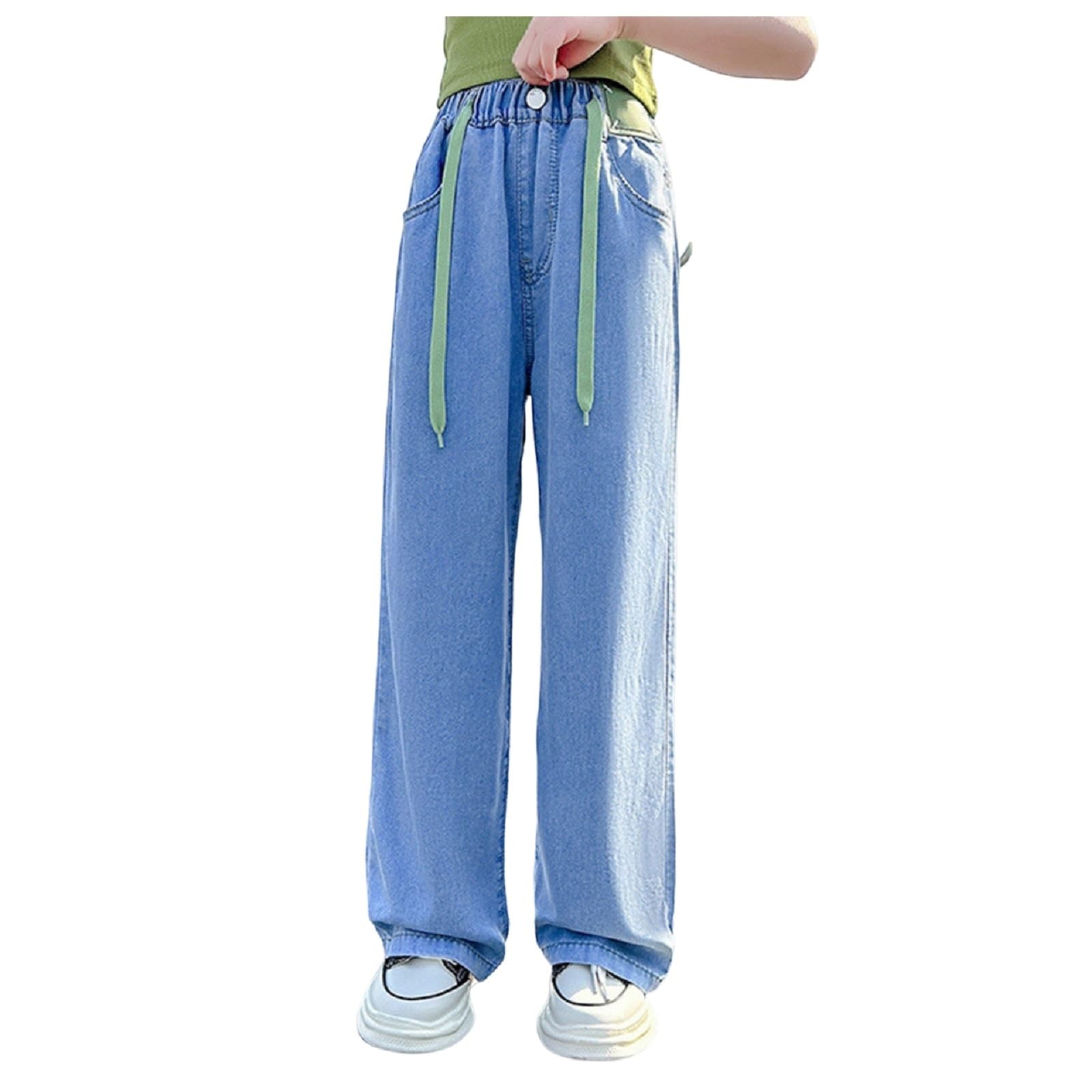 Pantalon Fille Garçon Pantalon Habillé Fille 5-14 Ans Tissu