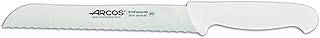 Arcos seria 291424 2900-chleb nóż nóż nóż nitrm 200 mm (18,87 cala) - uchwyt polipropylenowy biały kolor, stal nierdzewna 18/8