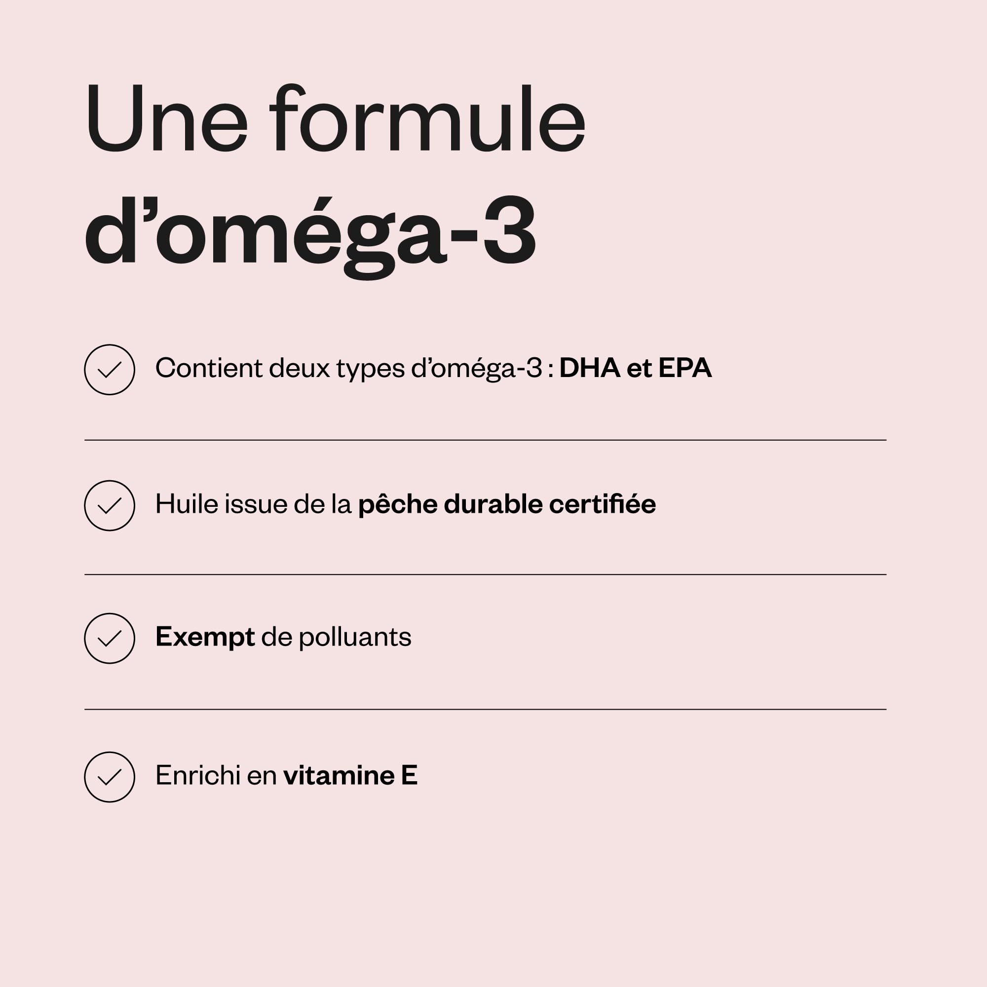 Super DHA - Cœur et Cerveau - Acide Docosahexaénoïque - SuperSmart | Acide Eïcosapentaénoïque - Formule Naturelle d’Oméga-3 - Pêche Durable - Sans OGM