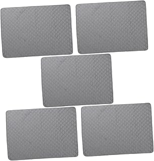 Ipetboom 5 Peças Almofada De Xixi Para Animais De Estimação Tapete De Gaiola De Coelho Tapete De Treinamento Para Animais De Estimação Forro De Gaiola De Hamster Lavável Almofada De Xixi